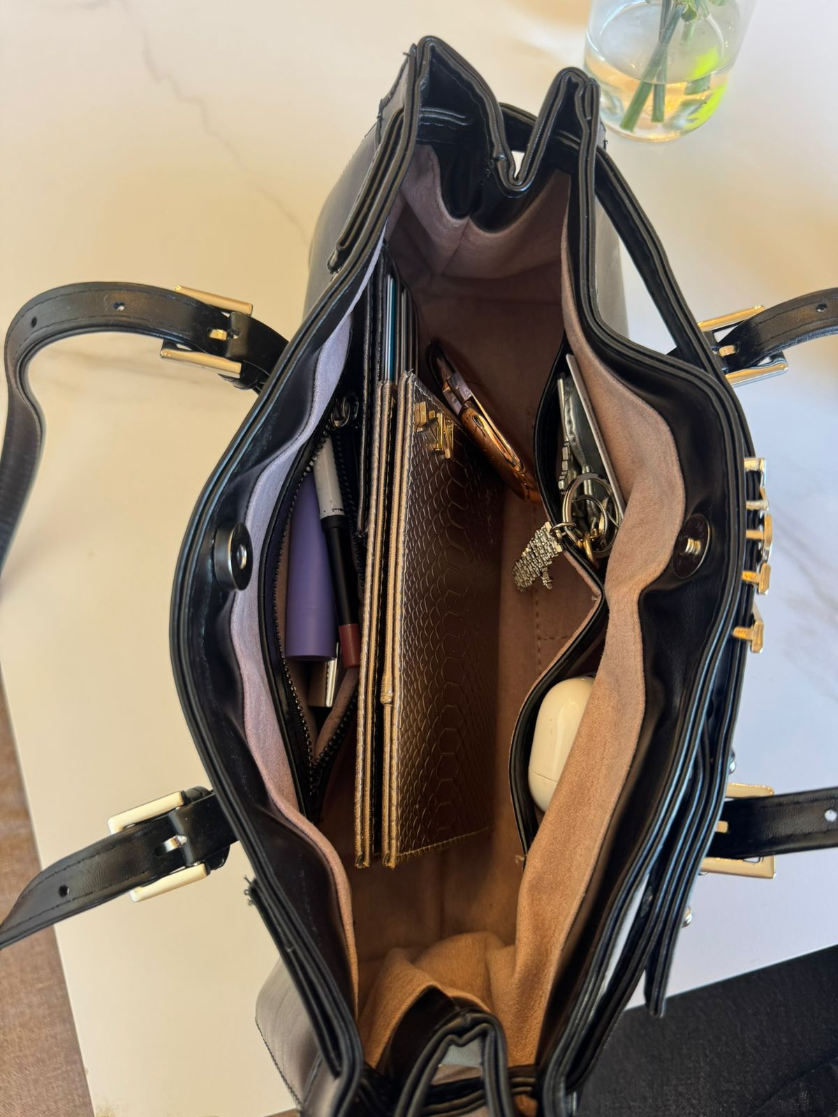 Étoile Bag cow print café