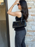 Étoile Bag Negra metálica