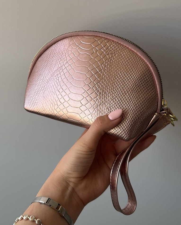 Mini Makeup Bag Rosita metálico