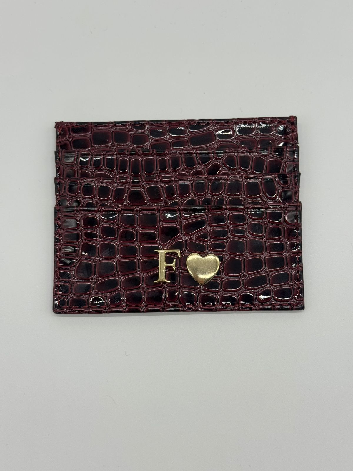 Tarjetero Burgundy