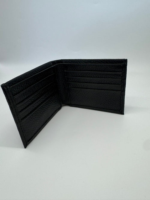 Cartera Piel Genuina Café