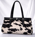 Étoile Bag Cow Print negro