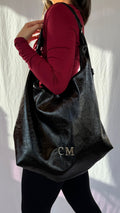 Duo bag Negro Metálico