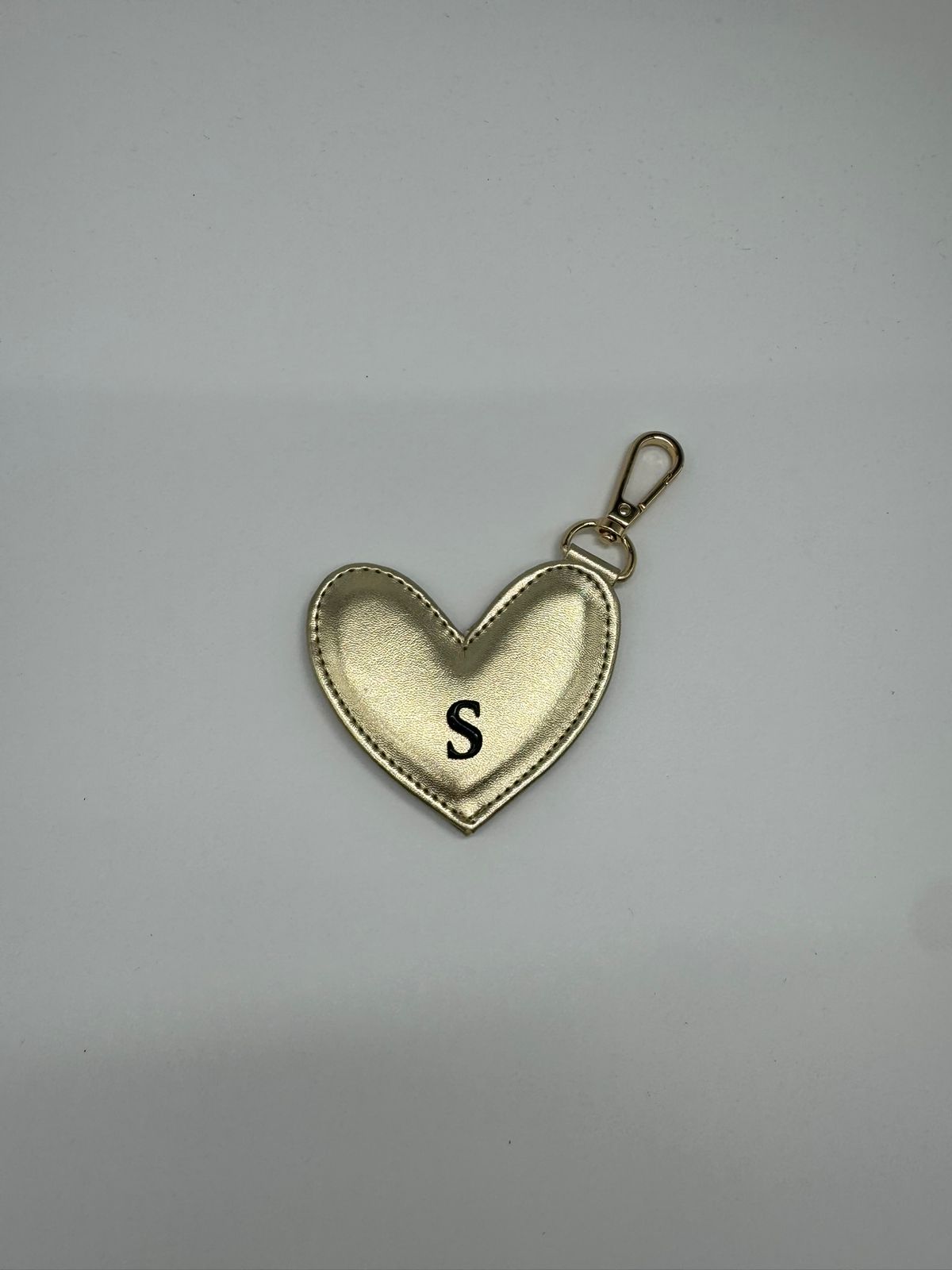 Heart keychain Dorado