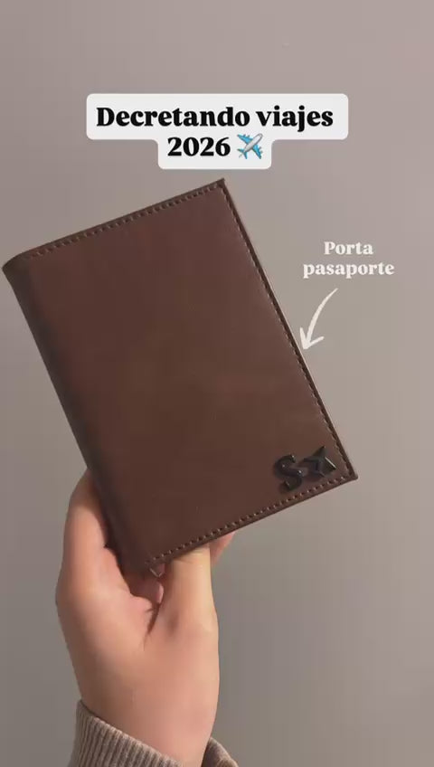 Porta Pasaporte Blanco